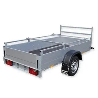Hliníkový ľahký príves Anssems GTR 750 - ložná plocha 251 cm x 126 cm