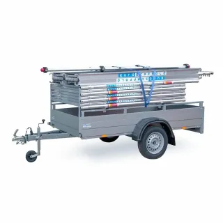 Hliníkový ľahký príves Anssems GTR 750 - ložná plocha 251 cm x 126 cm