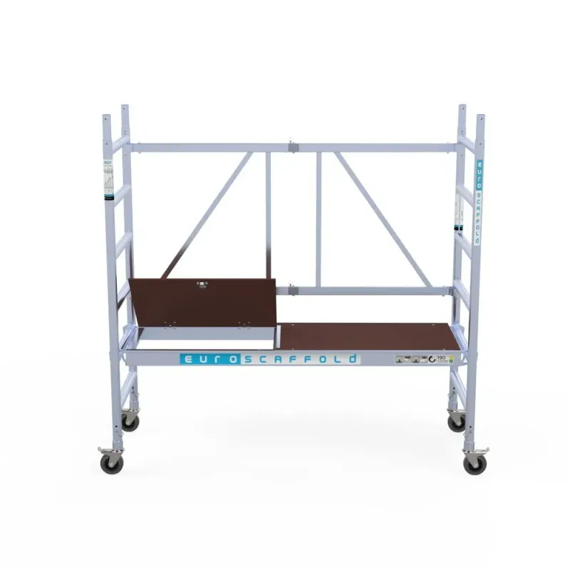 Mobile aluminum scaffold CT26 - 75 cm x 190 cm x 3 m - Euroscaffold