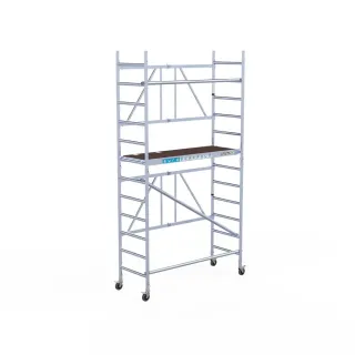 Rusztowanie aluminiowe jezdne Euroscaffold CT26 - 75 cm x 190 cm x 470 cm
