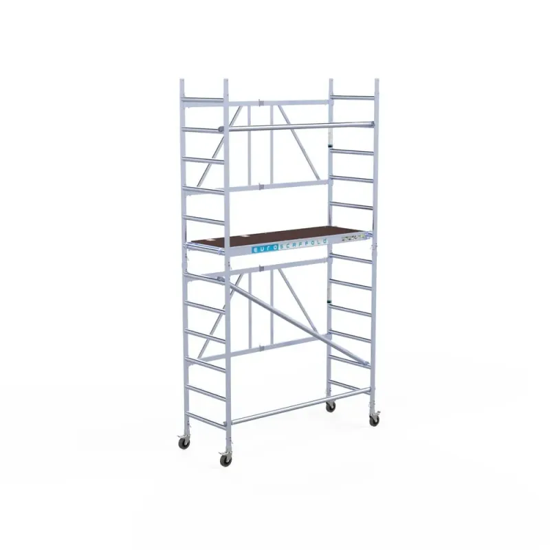 Rusztowanie aluminiowe jezdne Euroscaffold CT26 - 75 cm x 190 cm x 470 cm