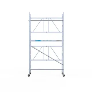 Mobile aluminum scaffold Euroscaffold CT26 - 75 cm x 190 cm x 470 cm