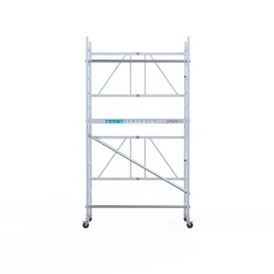 Mobile aluminum scaffold Euroscaffold CT26 - 75 cm x 190 cm x 470 cm