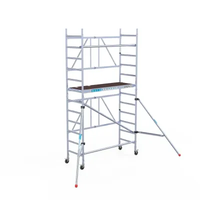 Rusztowanie aluminiowe wąskie Combi - 75 cm x 190 cm x 450 cm