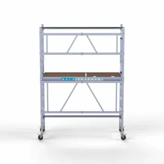 Rusztowanie aluminiowe przejezdne Euroscaffold Combi - 75 cm x 190 cm x 400 cm
