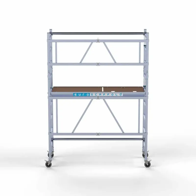 Euroscaffold Combi Mobile Aluminum Scaffold - 75 cm x 190 cm x 400 cm