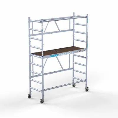 Hliníkové pojazdné lešenie Euroscaffold Combi - 75 cm x 190 cm x 400 cm