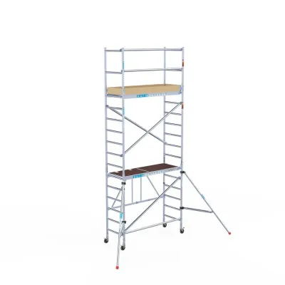 Mobile aluminum scaffolding Combi - 75 cm x 190 cm x 570 cm