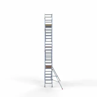 Mobile high aluminum scaffold Combi - 75 cm x 190 cm x 7.5 m - Euroscaffold
