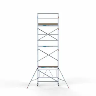 Hliníkové pojízdné lešení vysoké Combi - 75 cm x 190 cm x 7,5 m - Euroscaffold