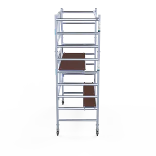 Mobile aluminum scaffold CT26 - 90 cm x 190 cm x 4 m + 30 cm platform