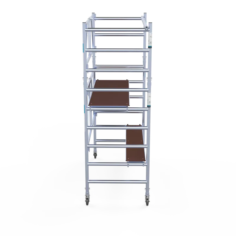 Rusztowanie aluminiowe przejezdne CT26 - 90 cm x 190 cm x 4 m + platforma 30 cm