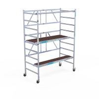 Mobile aluminum scaffold CT26 - 90 cm x 190 cm x 4 m + 30 cm platform