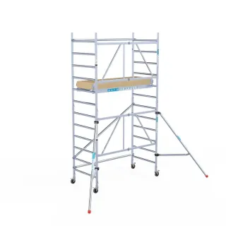 Mobile aluminum scaffolding Combi - 90 cm x 190 cm x 4.7 m