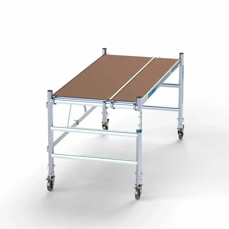 Hliníkové pojazdné lešenie Ready - 90 cm x 190 cm x 3 m + plošina 30 cm