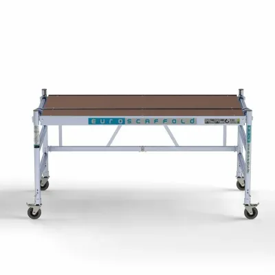 Pojízdné hliníkové lešení Ready - 90 cm x 190 cm x 3 m + plošina 30 cm