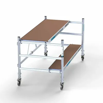 Rusztowanie alu jezdne Ready - 90 cm x 190 cm x 3 m + platforma 30 cm
