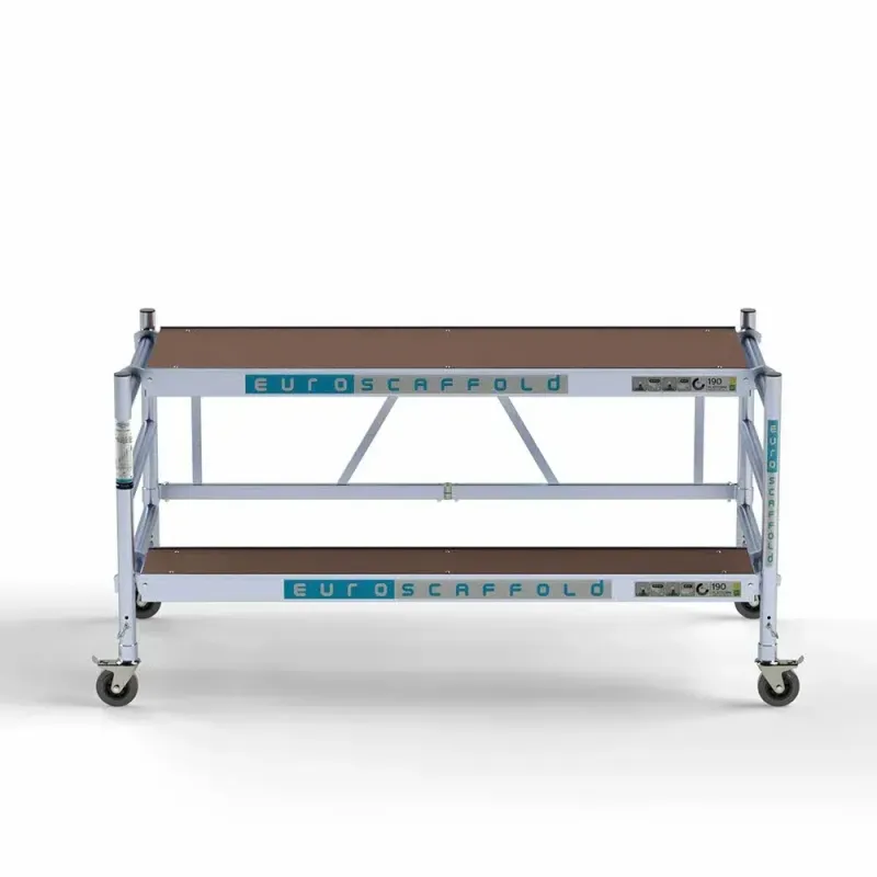 Hliníkové pojazdné lešenie Ready - 90 cm x 190 cm x 3 m + plošina 30 cm