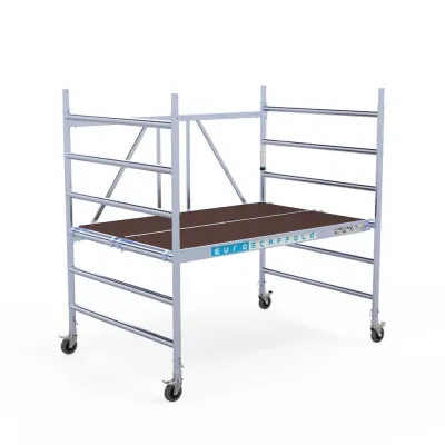 Mobile aluminum scaffolding CT26 - 135 cm x 190 cm x 3 m