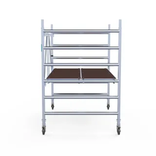 Mobile aluminum scaffolding CT26 - 135 cm x 190 cm x 3 m