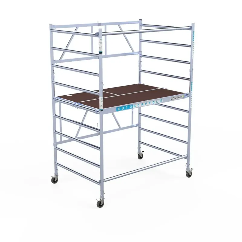 Mobile aluminum scaffold Combi - 135 cm x 190 cm x 400 cm - 4 m