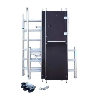 Mobile aluminum scaffold Combi - 135 cm x 190 cm x 400 cm - 4 m