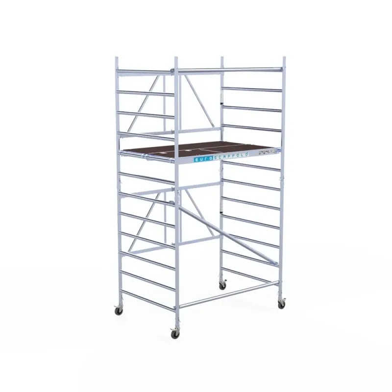 Rusztowanie jezdne aluminiowe Combi - 135 cm x 190 cm x 4,7 m - Euroscaffold