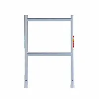Koncový rám lešení - 2 příčky - 75 cm x 50 cm - zabezpečení