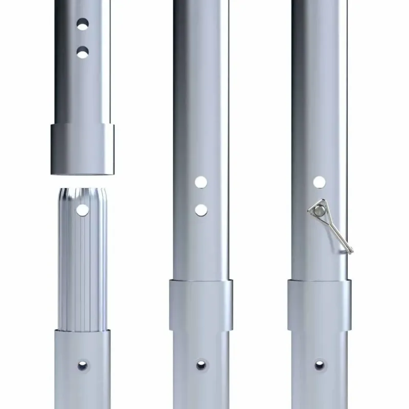 End frame of scaffolding - 2 rungs - 75 cm x 50 cm - safety guard