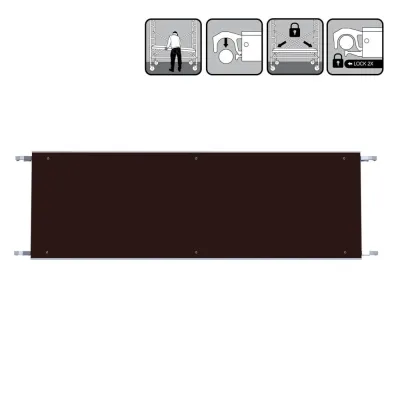 Euroscaffold platform without hatch - 60 cm x 190 cm - easy assembly