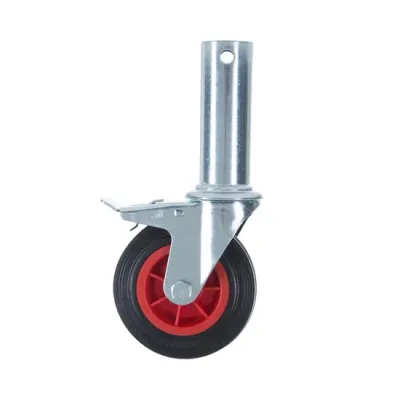 Universal Euro scaffold wheel for indoor scaffolding 125 mm