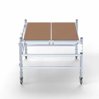 Mobile aluminum scaffolding Ready - 135 cm x 190 cm x 3 m