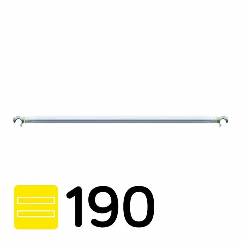 Aluminum scaffolding pole with a length of 190 cm - quality