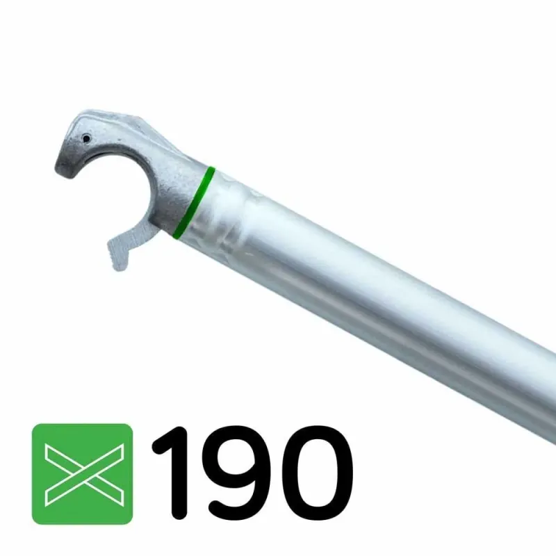 Aluminum brace for scaffolding with a length of 190 cm - quality