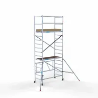 Mobilné hliníkové lešenie Combi - 90 cm x 190 cm x 5,8 m - vysoké