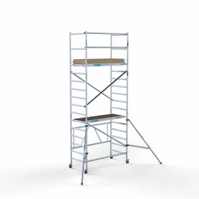 Pojízdné hliníkové lešení Combi - 90 cm x 190 cm x 5,8 m - vysoké