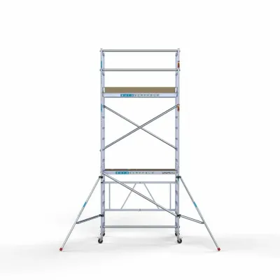 Rusztowanie aluminiowe jezdne Combi - 90 cm x 190 cm x 5,8 m - wysokie