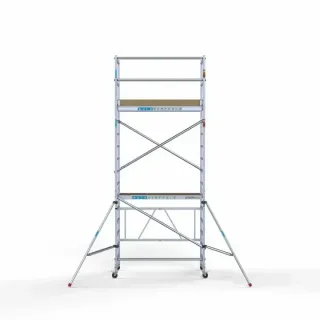 Rusztowanie alu jezdne 90 cm x 190 cm x 5,8 m + dodatkowe stabilizatory