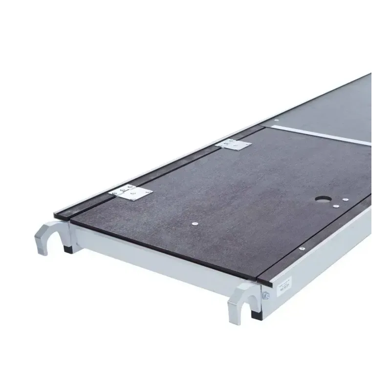 Mobile aluminum scaffold 90 cm x 190 cm x 5.8 m + additional stabilizers