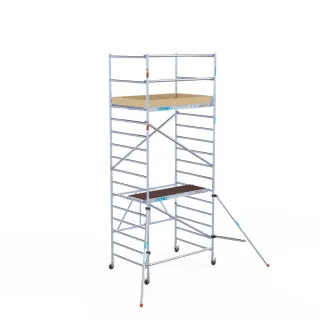 Mobile aluminum scaffold Combi - 135 cm x 190 cm x 5.7 m