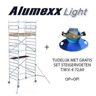 Hliníkové lešení Alumexx 135 x 190 x 5,2 m - pojízdné