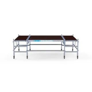 Aluminiowa platforma tynkarska, malarska 190 cm x 340 cm - dla profesjonalisty