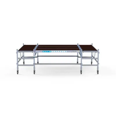 Aluminum plastering and painting platform, 190 cm x 340 cm - for professional use