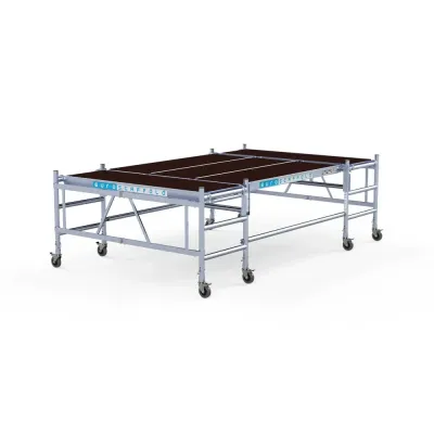 Aluminum plastering and painting platform, 190 cm x 340 cm - for professional use
