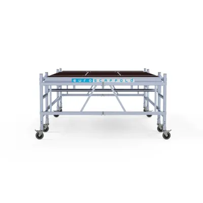 Aluminum plastering and painting platform, 190 cm x 340 cm - for professional use