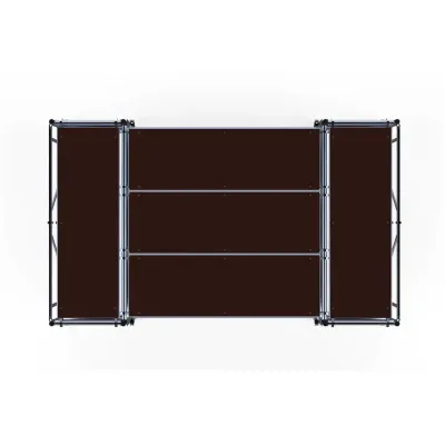 Aluminum plastering and painting platform, 190 cm x 340 cm - for professional use