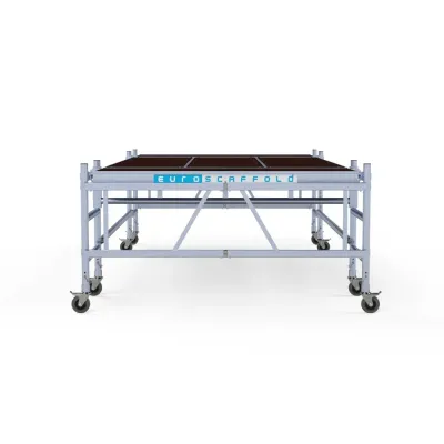 Aluminiowa platforma dla tynkarza, montera 190 cm x 400 cm - wygoda