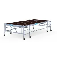 Aluminiowa platforma dla tynkarza, montera 190 cm x 400 cm - wygoda