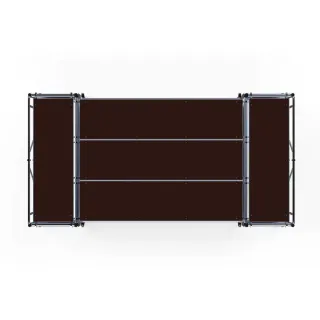 Aluminiowa platforma dla tynkarza, montera 190 cm x 400 cm - wygoda