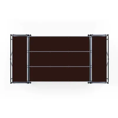 Aluminum platform for plasterer, installer 190 cm x 400 cm - comfort